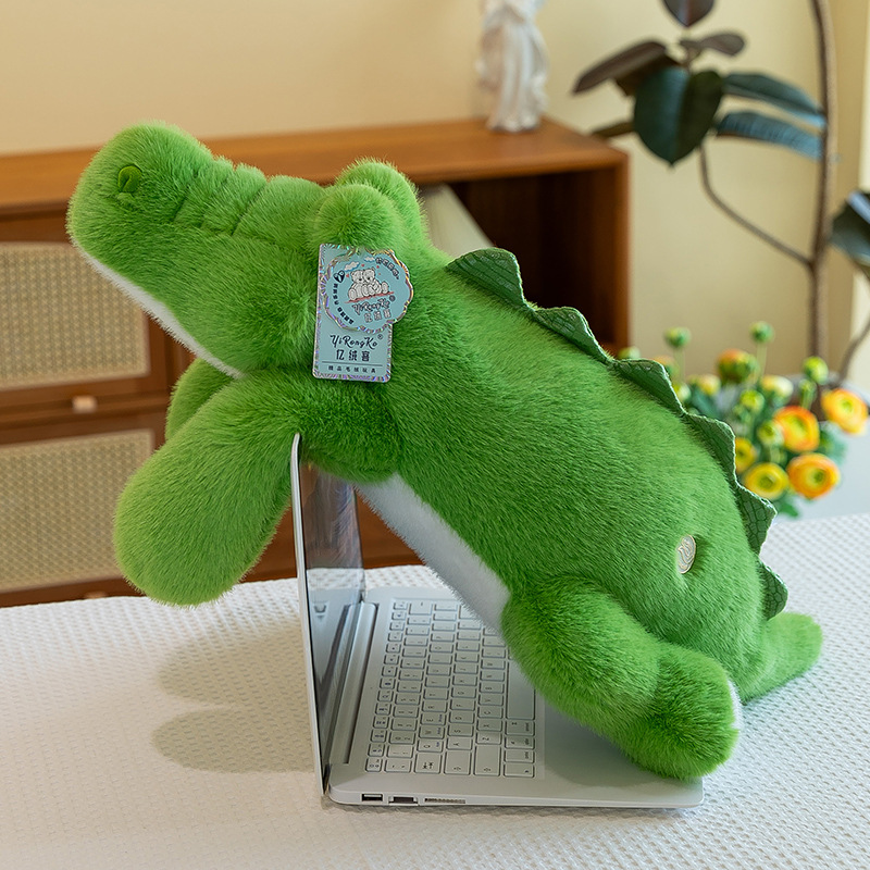 Wholesale of large-sized gifts for boys, including cross-border crocodile plush toy figurines, simulated dinosaur dolls, and sleeping pillows details Picture