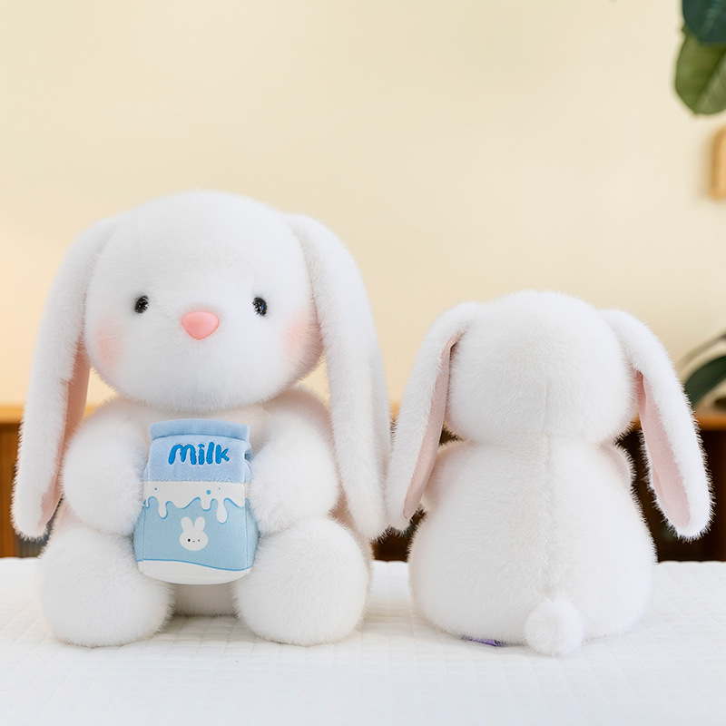 A cute rose rabbit plush toy doll, a cute rabbit, is a gift for girls as a children's comfort doll Application Scenario