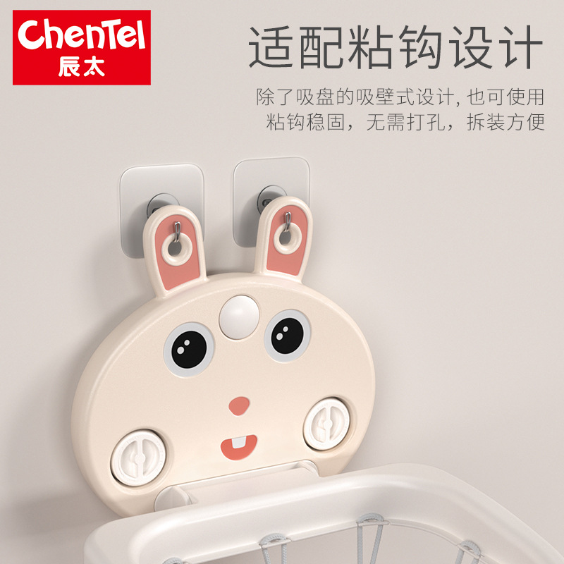 The children's basketball stand is a simple household suction cup that can be raised and lowered. It is a mini indoor basketball hoop for infants and toddlers without the need for drilling Application Scenario