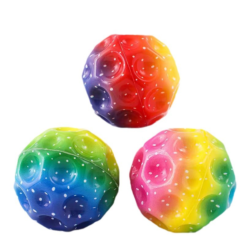 Wholesale of best-selling wrist elastic balls, high elastic balls, hole balls, pu foam balls, multi-hole balls, and parent-child interactive stress-relieving toys Item Picture