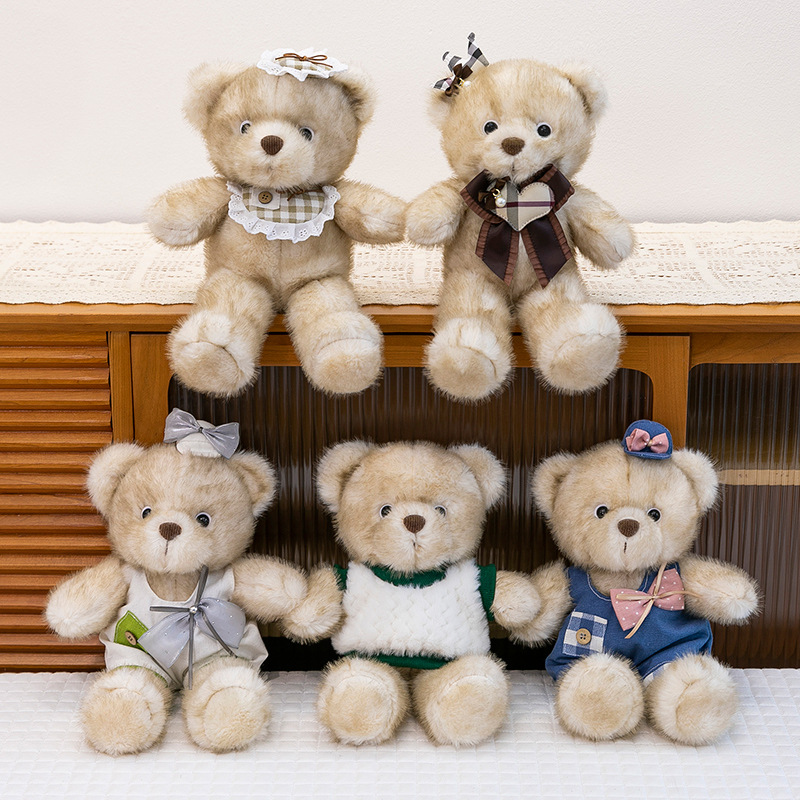 Genuine Maillard dressing-up plush bear dolls, dressing teddy bears, hug bears, birthday gifts, plush toys full figure