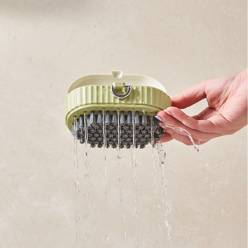 C64-542 multi-functional soap box, laundry brush, two-in-one, double-layer draining and foaming box for storage, no need to rub by hand Application Scenario