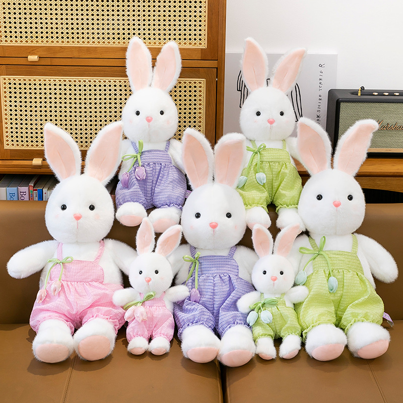 New Pacha Rabbit plush toy, cute doll, cute rabbit gift for girls to sleep, wholesale of plush toys details Picture