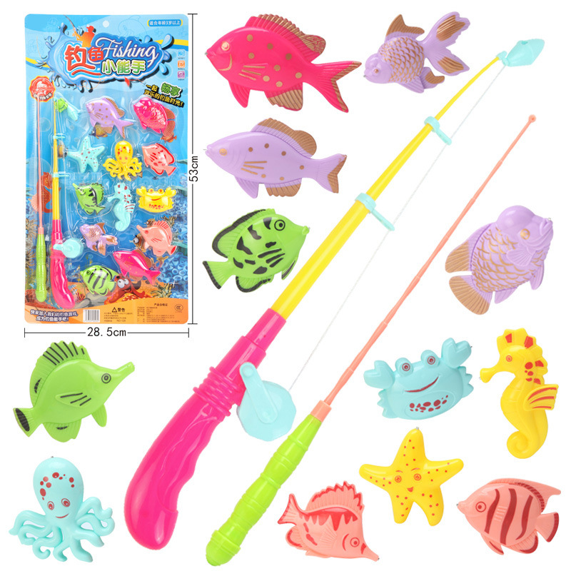 Free shipping, hanging board, water play and fishing set, training institution delivery, wholesale of boys' and girls' supermarket toys Application Scenario
