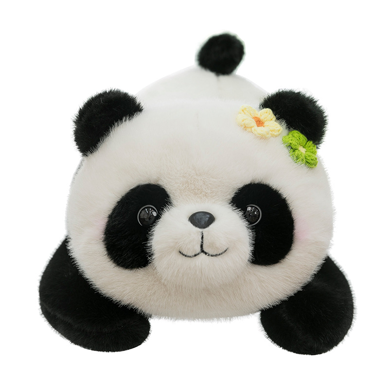 A new cute plush toy with a "flower-shaped panda" design, a cartoon panda doll, is a perfect gift for girls and children Item Picture