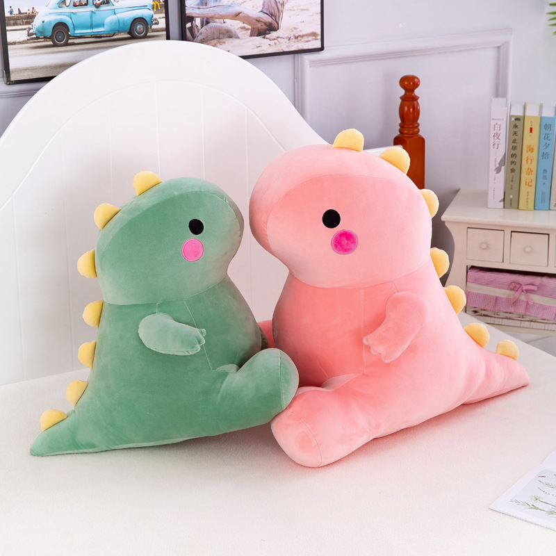 Creative dinosaur plush toy figurines, bed sleeping cushions, children's stuffed dolls, birthday gifts, one-click consignment details Picture