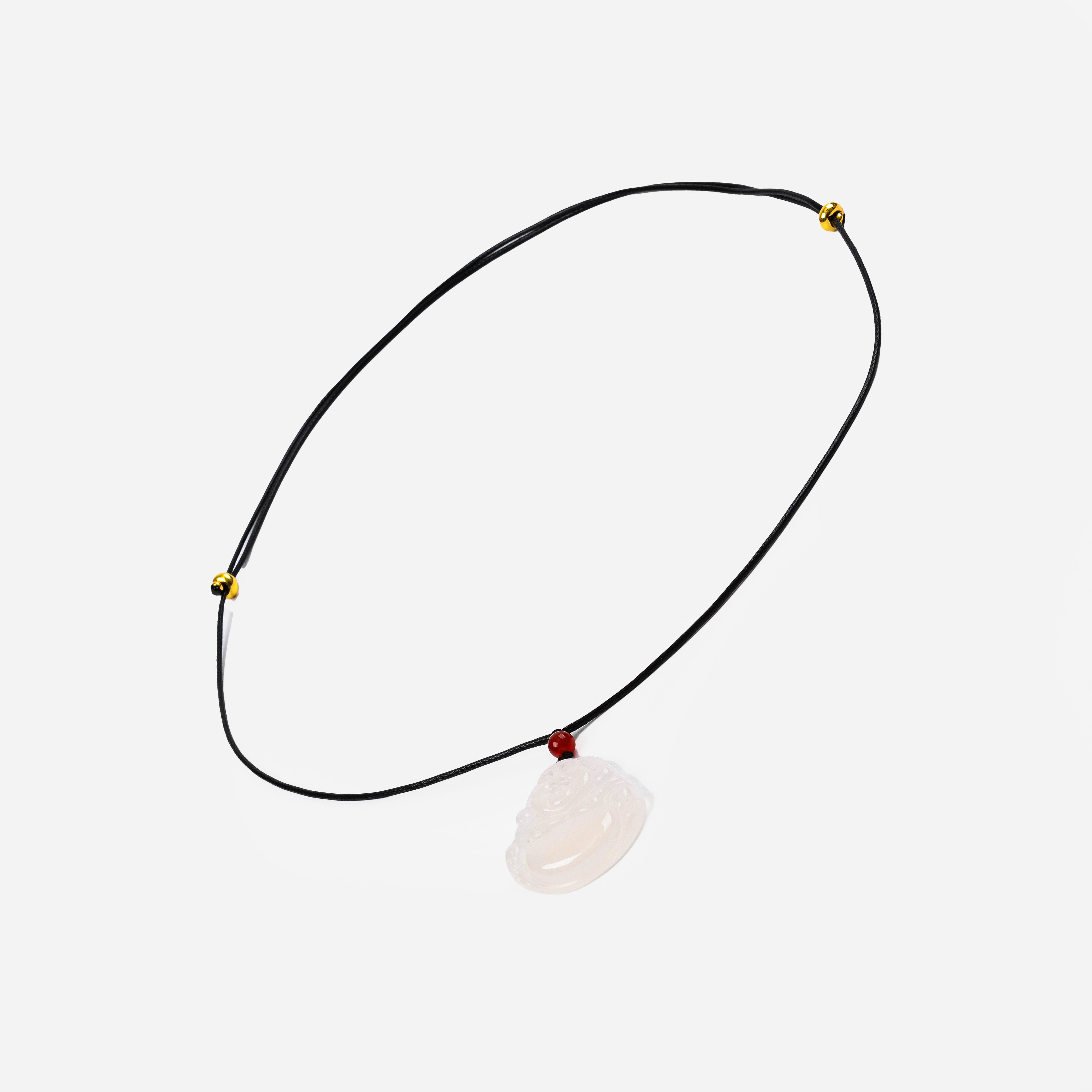 Leather rope necklace, rope pendant, hanging rope, black thin hanging rope pendant, rope gold pendant, special red rope neck hanging necklace Application Scenario