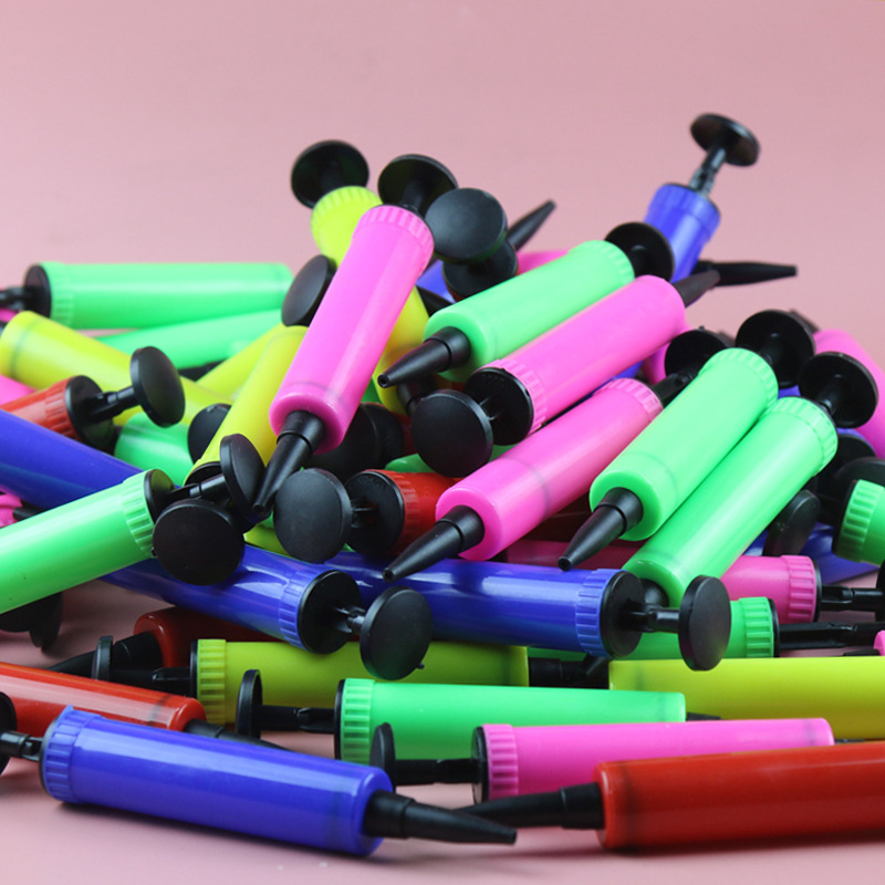Wholesale balloon pumps, air pumps, hand-pushed portable air pumps, swimming pool swimming rings, air pumps, swimming rings, air pumps details Picture