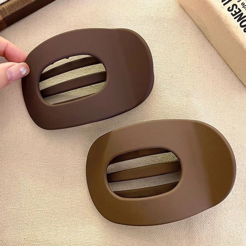 2025 New style of elegant duckbill hair clip, high-end style at the back of the female head, large shark clip, grab clip, sticky insect board detail image 2