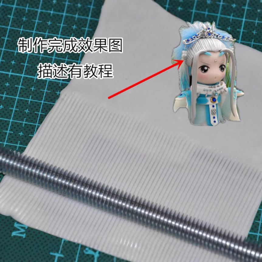 【 Texture Screw Rod 】 Soft clay tool, hair texture tool, hair texture effect tool screw rod details Picture