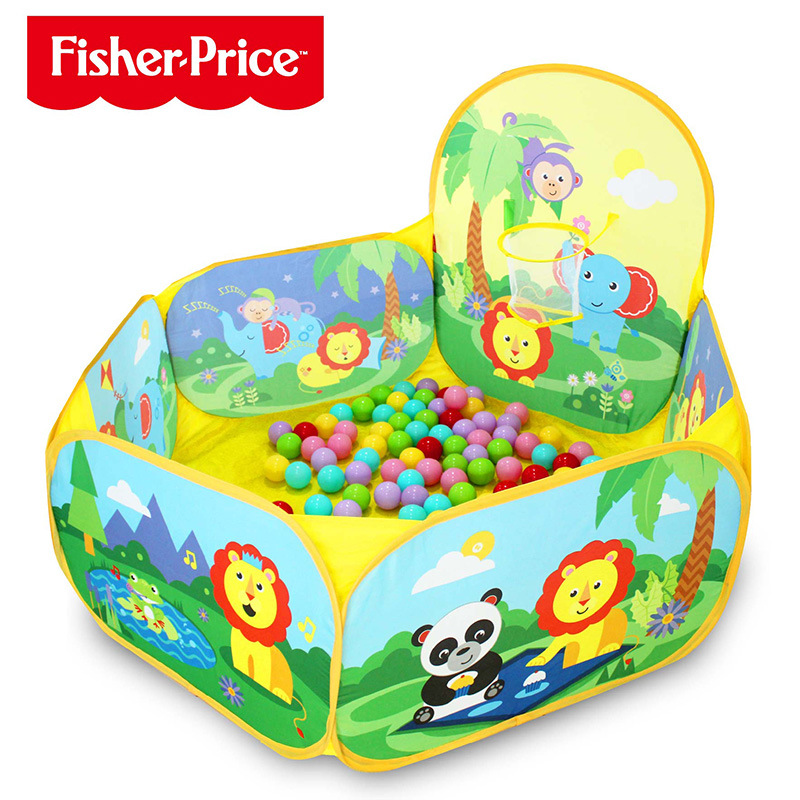 Chentai F0315 Marine Ball Pool Fence, Children's Basketball shooting, Baby Indoor Play Room, Foldable protective fence full figure