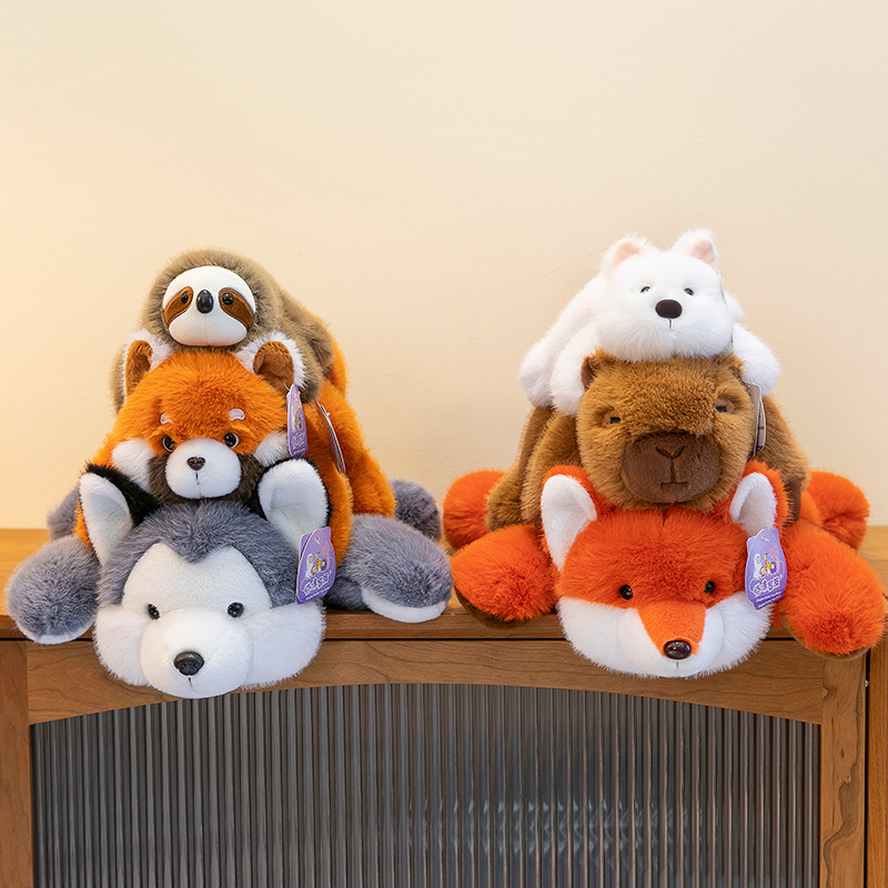 Genuine Dingdang Palm Treasure, Panda West Highland plush toys, capybara sloth dolls, car ornaments, fox wholesale Application Scenario