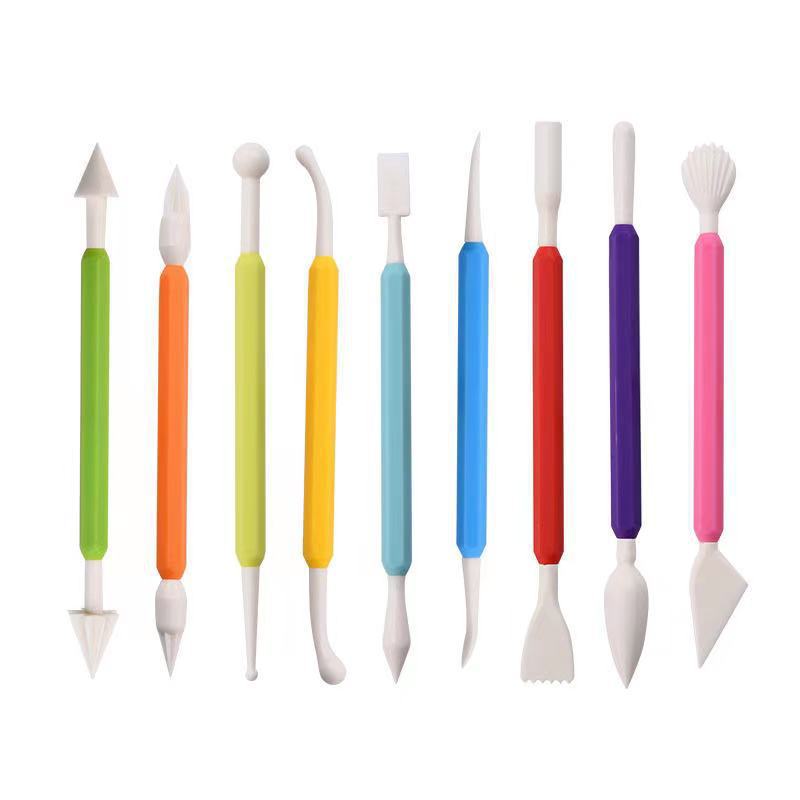 A 27-piece set of cross-border clay sculpture tools, including soft clay figurines, round DIY clay compactors, scrapers, and auxiliary tools for pottery clay details Picture