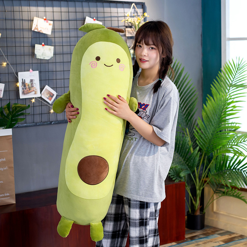 Cross-border new fruit doll, avocado plush toy, creative Douyin same style doll, sleeping pillow details Picture