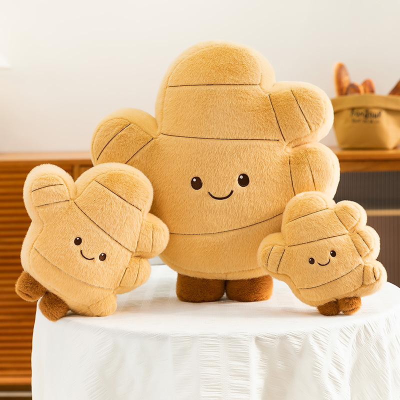 Creative cartoon ginger plush toy, funny sleeping pillow, soothing doll as a gift for girls and children full figure