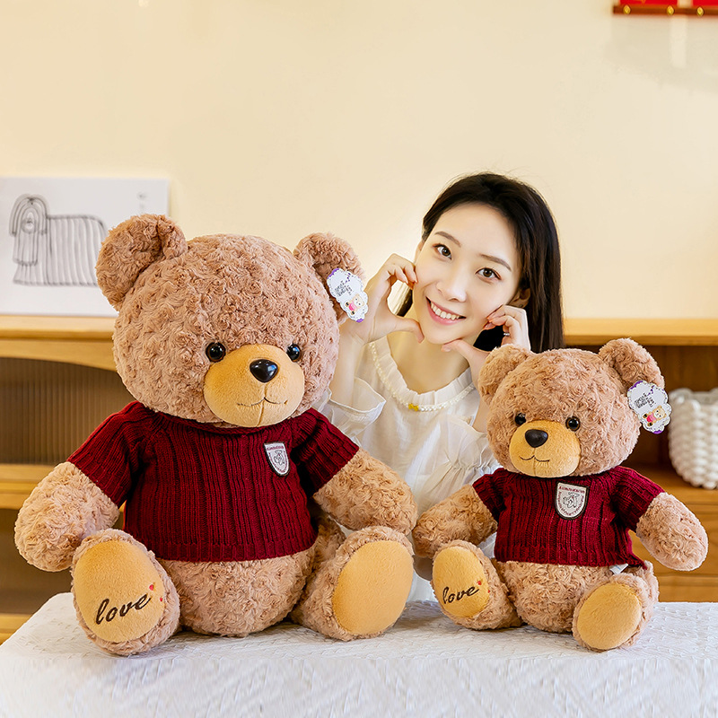 Sweater, teddy bear doll, plush toy, little bear doll, Rag Doll, throw pillow, birthday gift for girlfriend, Valentine's Day gift Application Scenario