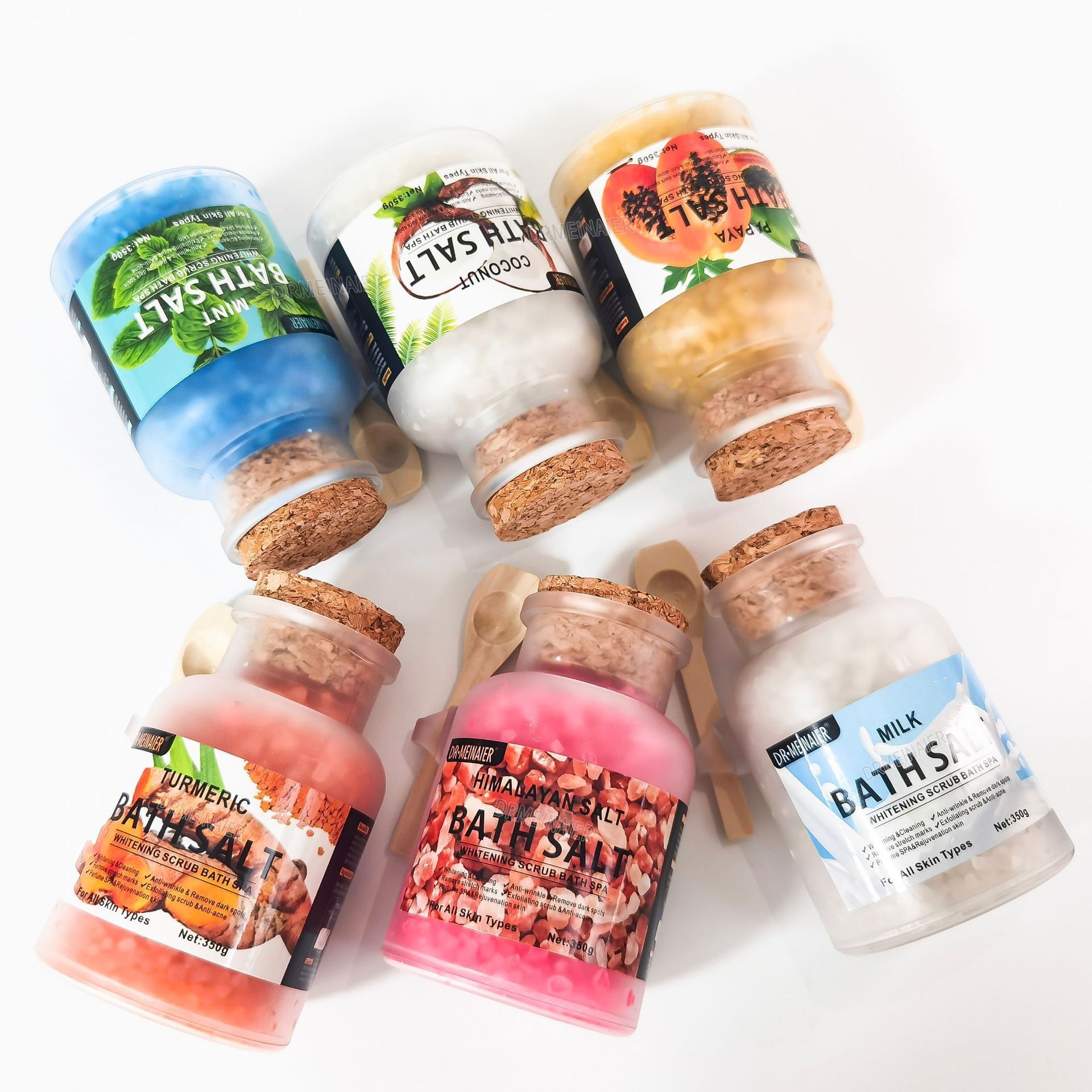 Cross-border milk crystal coarse salt, bath salt, exfoliating sea salt, chicken skin removal scrub salt 350g, wholesale for export Application Scenario