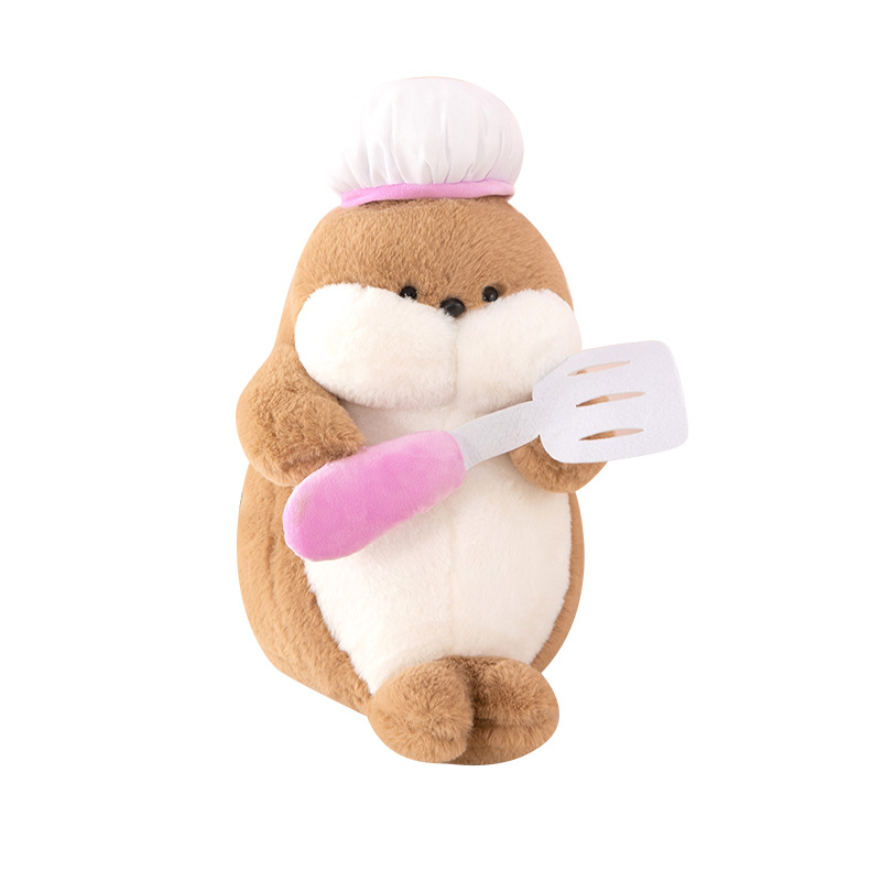 New chef seal plush toy, cute seal doll, sleeping pillow, sofa decoration, girls' gift Item Picture