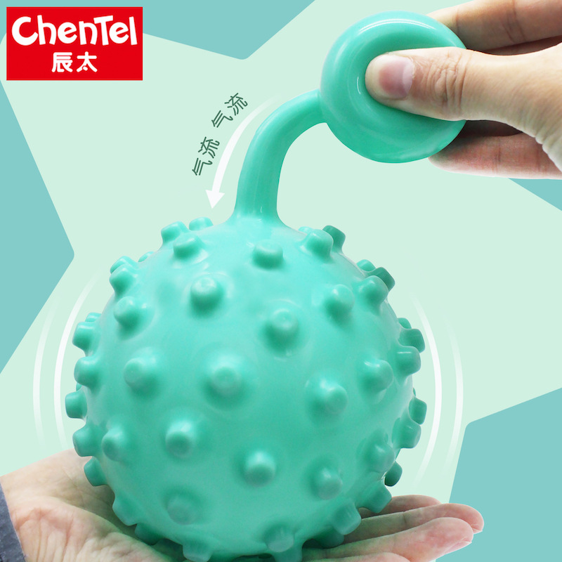 Shake massage balls, baby hand-grabbed balls, small rubber balls, hand-cranked bell balls details Picture