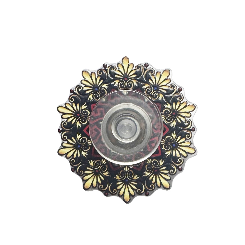 Amazon cross-border transparent acrylic printed fidget gyroscope Mandala UV color printed fidget gyroscope party toys Application Scenario