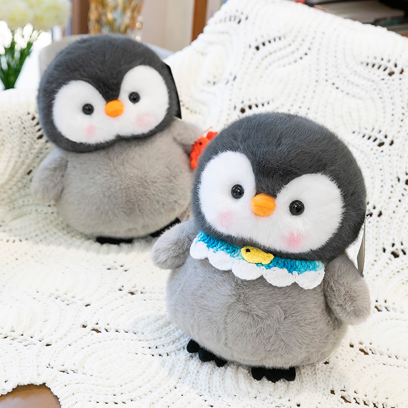 Authentic Penguin Doudou plush toys, cute little penguin lobster dolls, soothing stuffed dolls, as a gift for children full figure