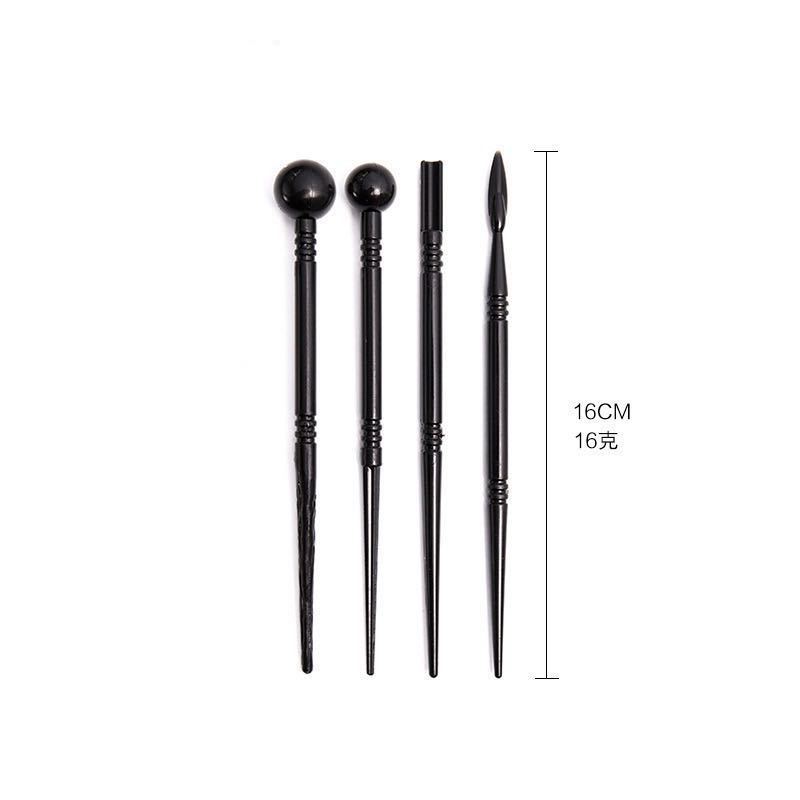 A 36-piece set of clay tools, including a DIY soft clay dot drill and indentation clay figurine Specification drawing