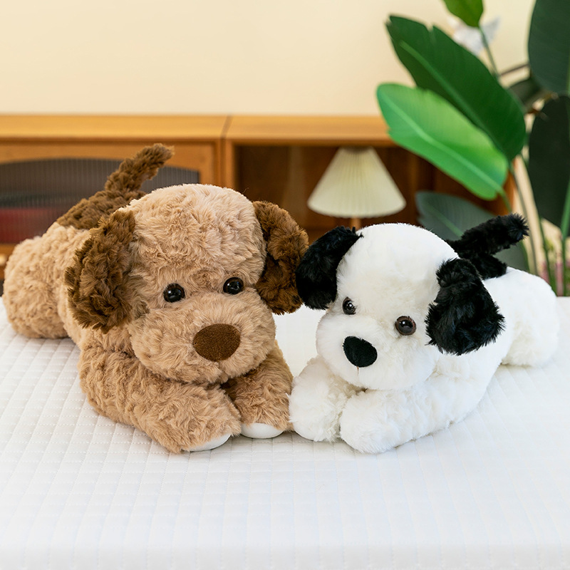 Cross-border new product: Papa Dog plush toy, cute puppy doll, bed sleeping pillow, children's New Year gift full figure
