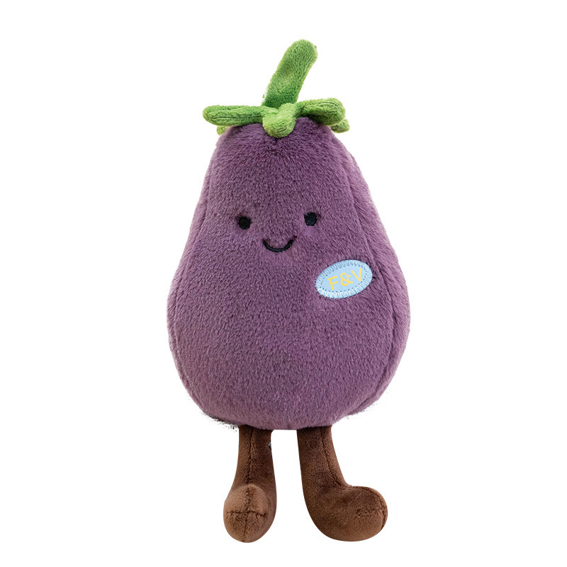 Fun simulation mushroom plush toys, cute vegetable table with decorative items, carrot and corn dolls, children's gifts Item Picture