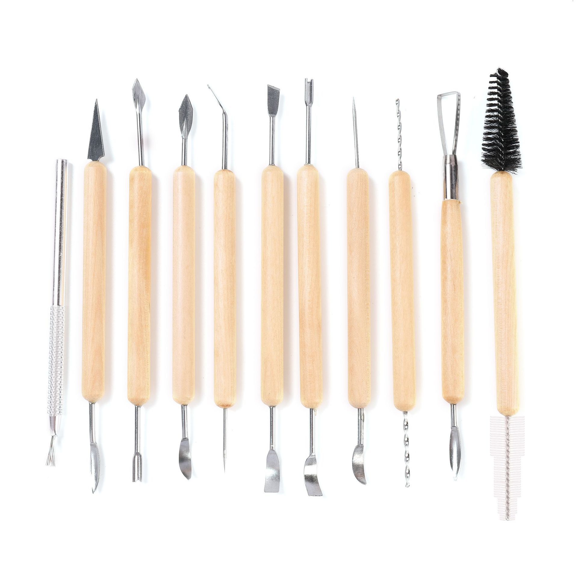 A 36-piece set of clay tools, including a DIY soft clay dot drill and indentation clay figurine Application Scenario