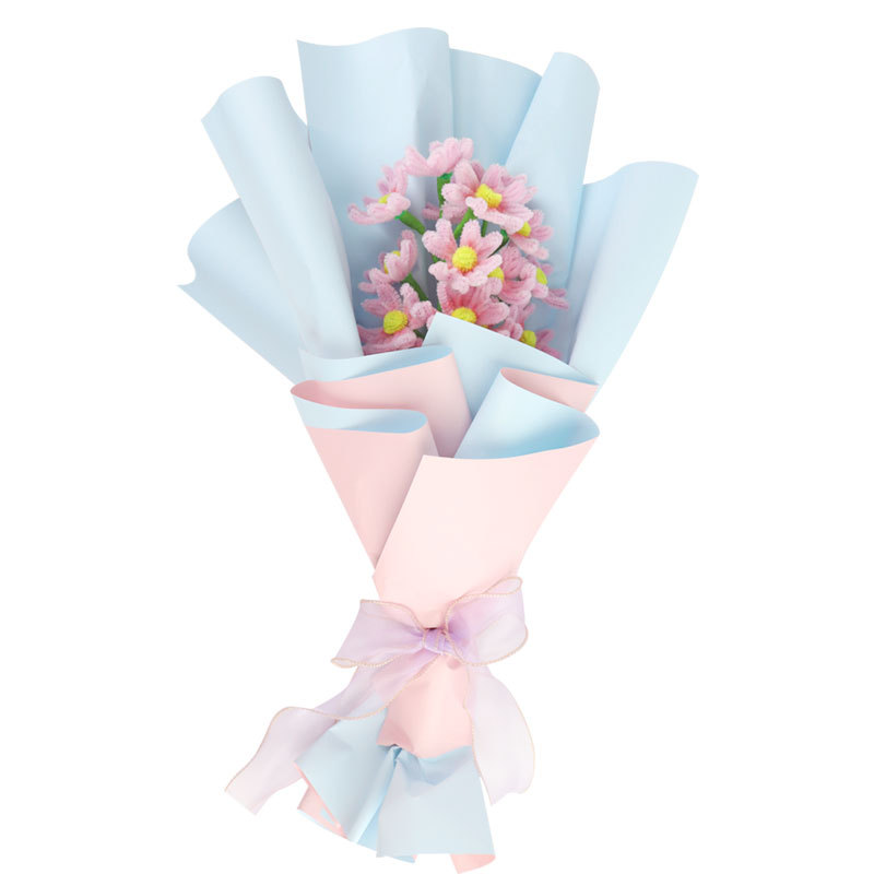 Amazon 2024 New style factory wholesale diy twisty stick bouquet set, Teacher's Day handcrafted material hand-held bouquet Item Picture