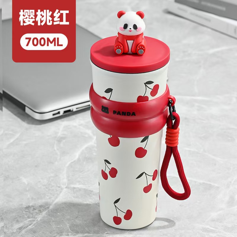Cartoon panda figurine ice cube cup Specification image