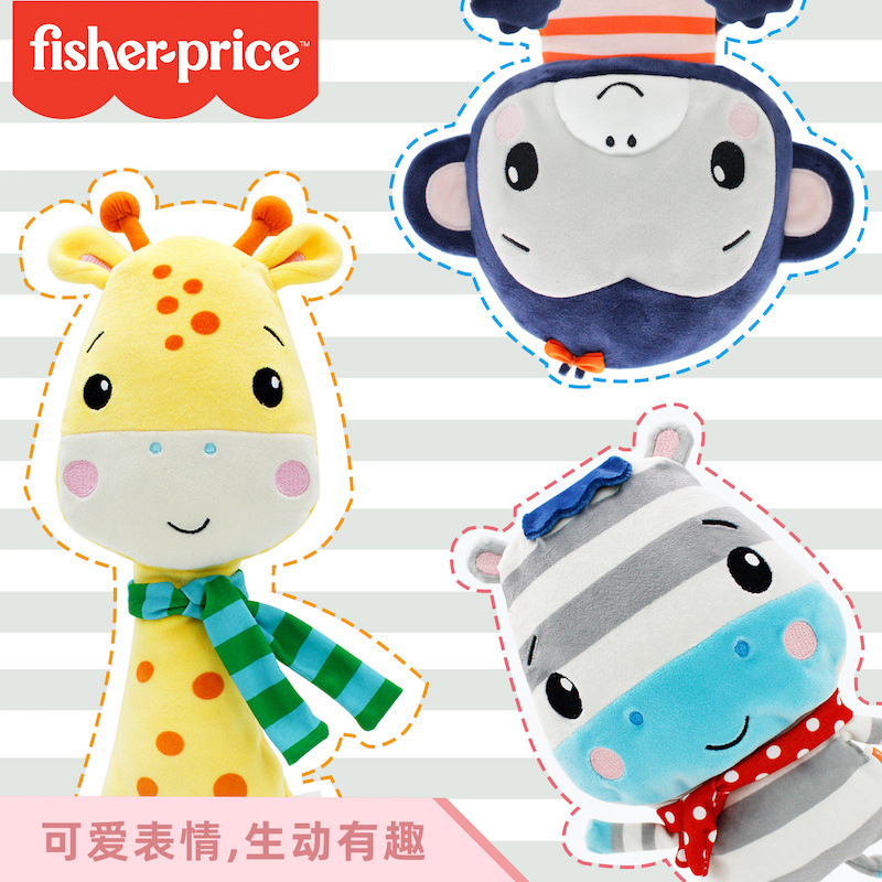 Chen Tai Baby Animal Soothing Doll, soft plush toy gift for babies aged 0-1 to lull them to sleep details Picture