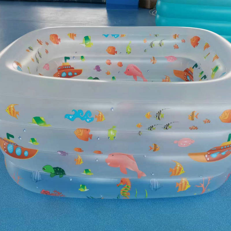 Inflatable pvc thickened home baby swimming pool, children's bathing swimming pool, home high-density inflatable ocean balls details Picture