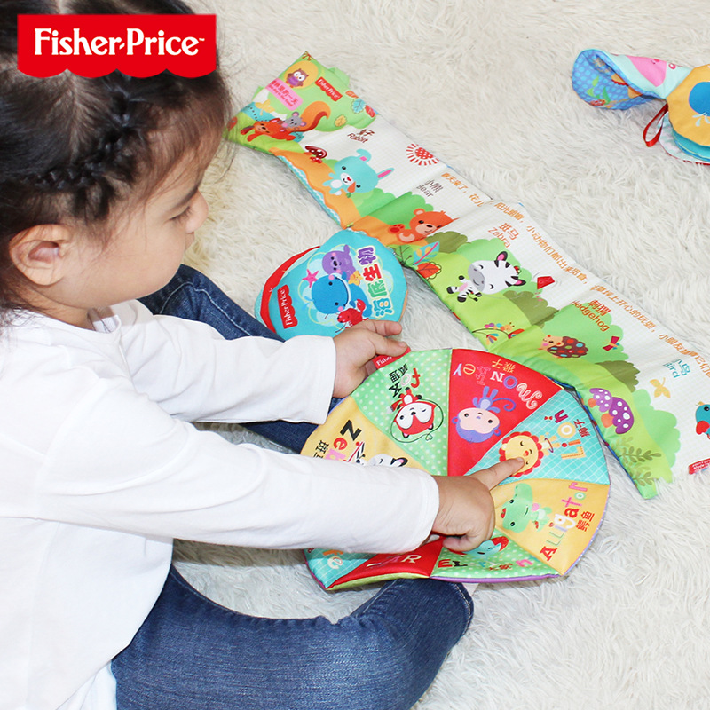 Chentai F0811 3D Small Cloth Book Set: A tear-resistant cloth book toy for infants and toddlers aged 0-3 Specification drawing