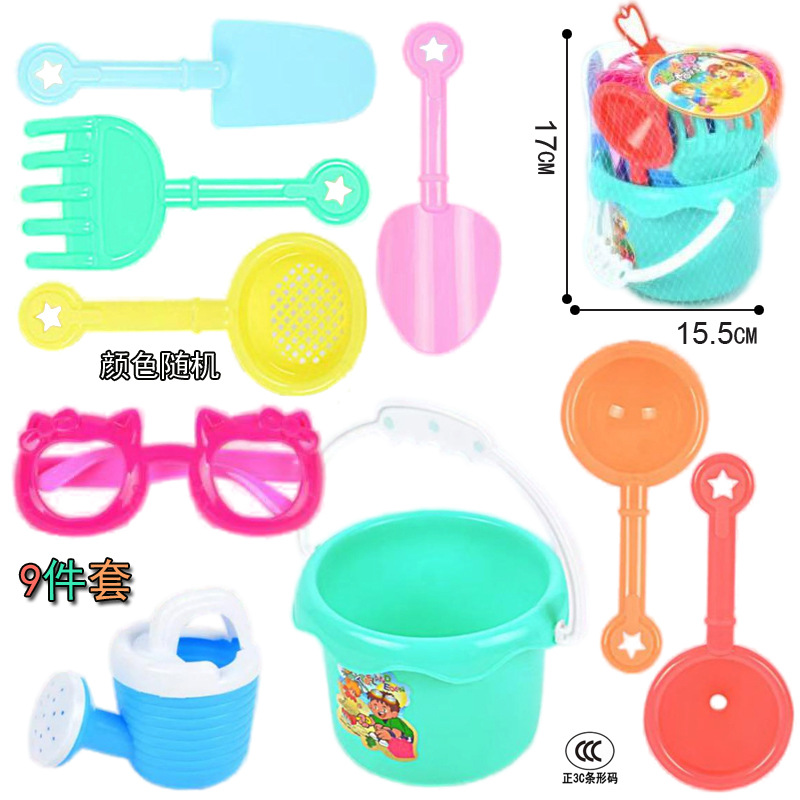 Free shipping Xinxing Children's Educational Role-playing Game, Fun Beach Bucket, Rabbit and Duck, multi-piece set, mixed color wholesale Application Scenario
