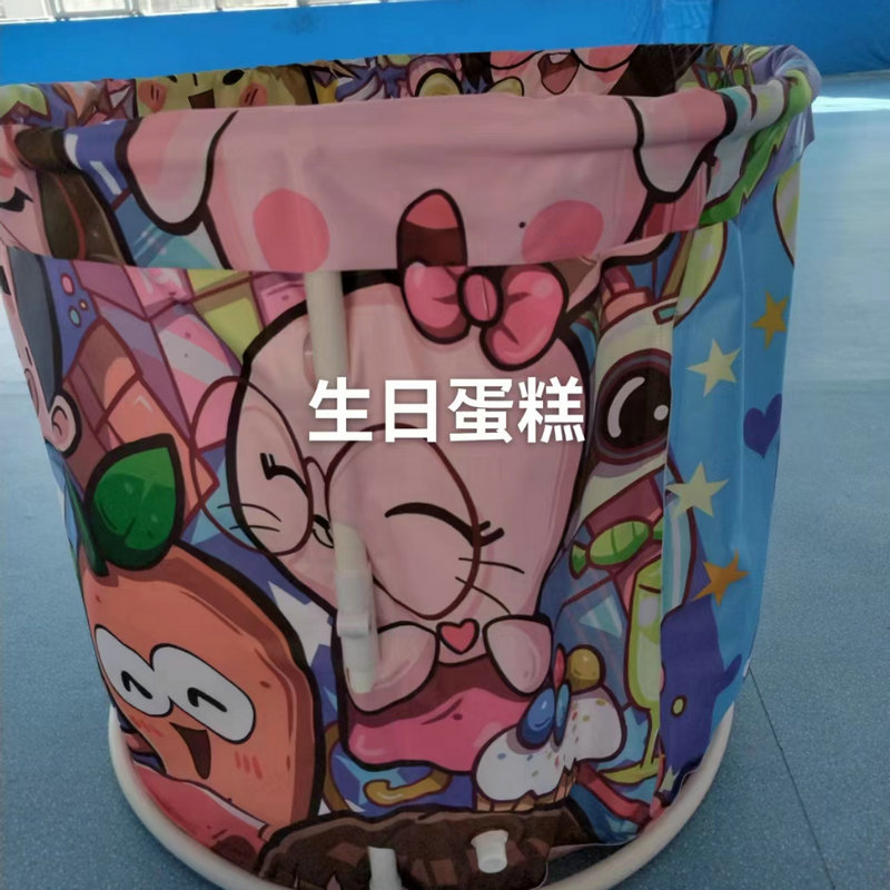 Factory direct supply folding bathtubs, thickened adult and children's bath buckets, portable folding bath buckets, thickened bath buckets Application Scenario