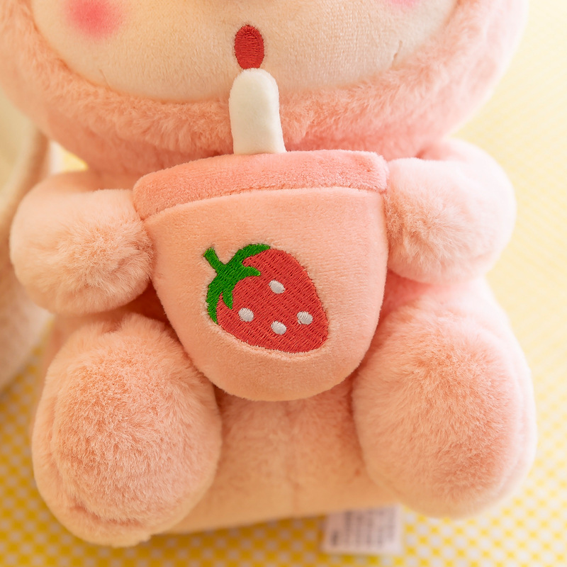 Cartoon animals transformed into milk tea pigs, plush toys, cross-border new products, little frog dolls, claw machines, and stuffed toys Application Scenario