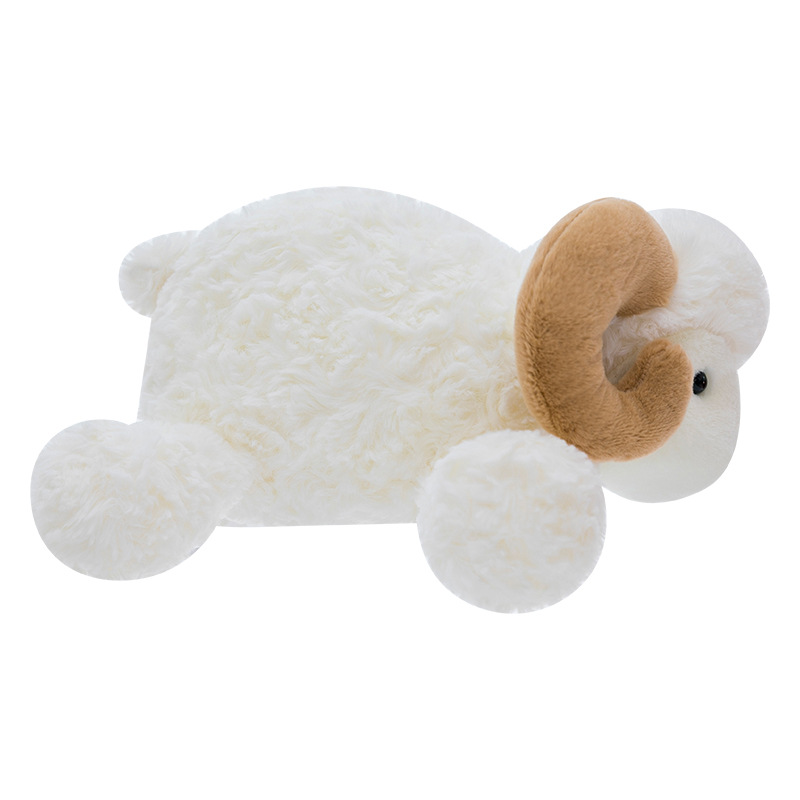 New cross-border cute little sheep plush toy, animal plush toy, cow soothing doll, doll gift Item Picture