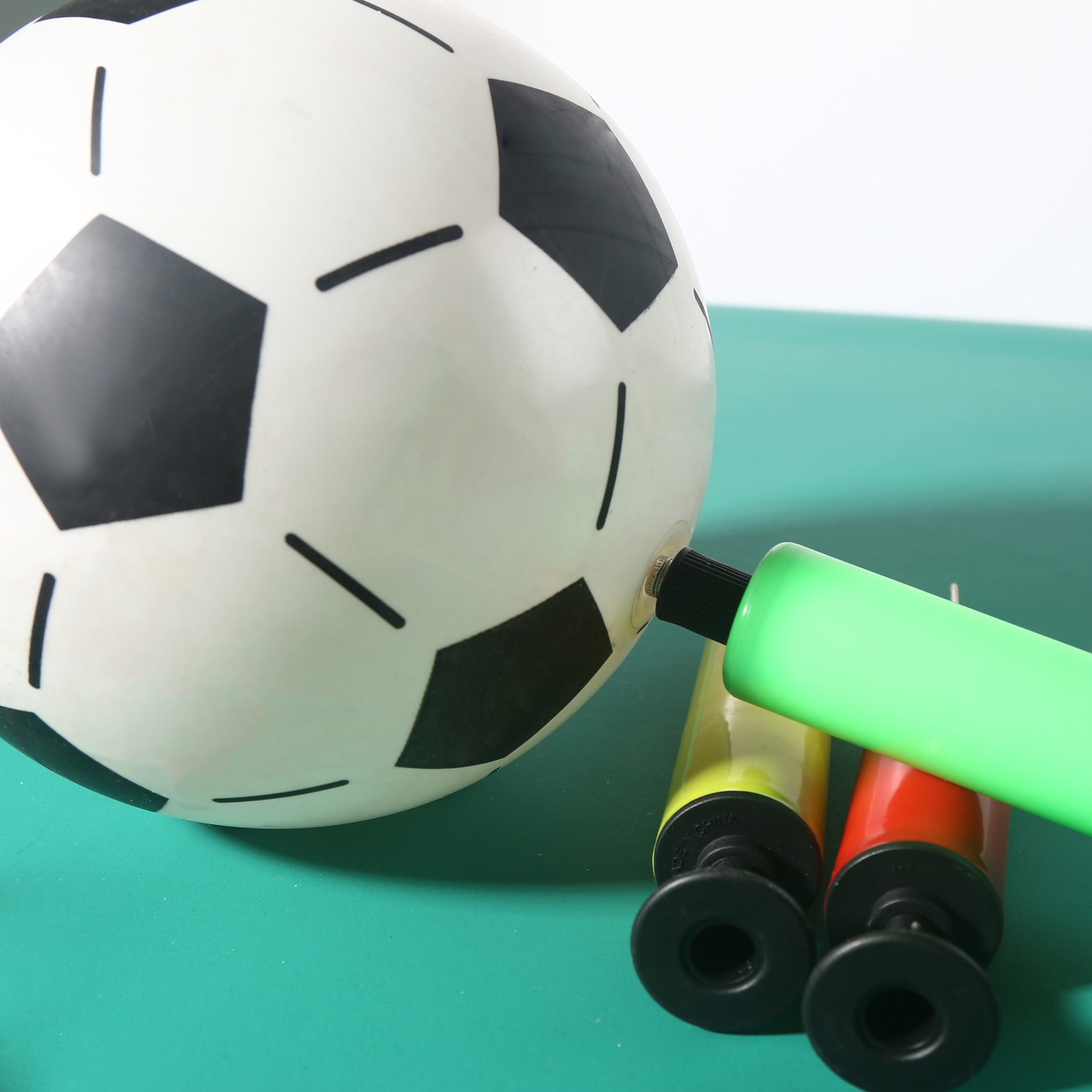 Wholesale large-sized hand-pushed basketball needle pump, PVC rubber ball air needle, inflatable pat ball, watermelon ball air pump Specification drawing