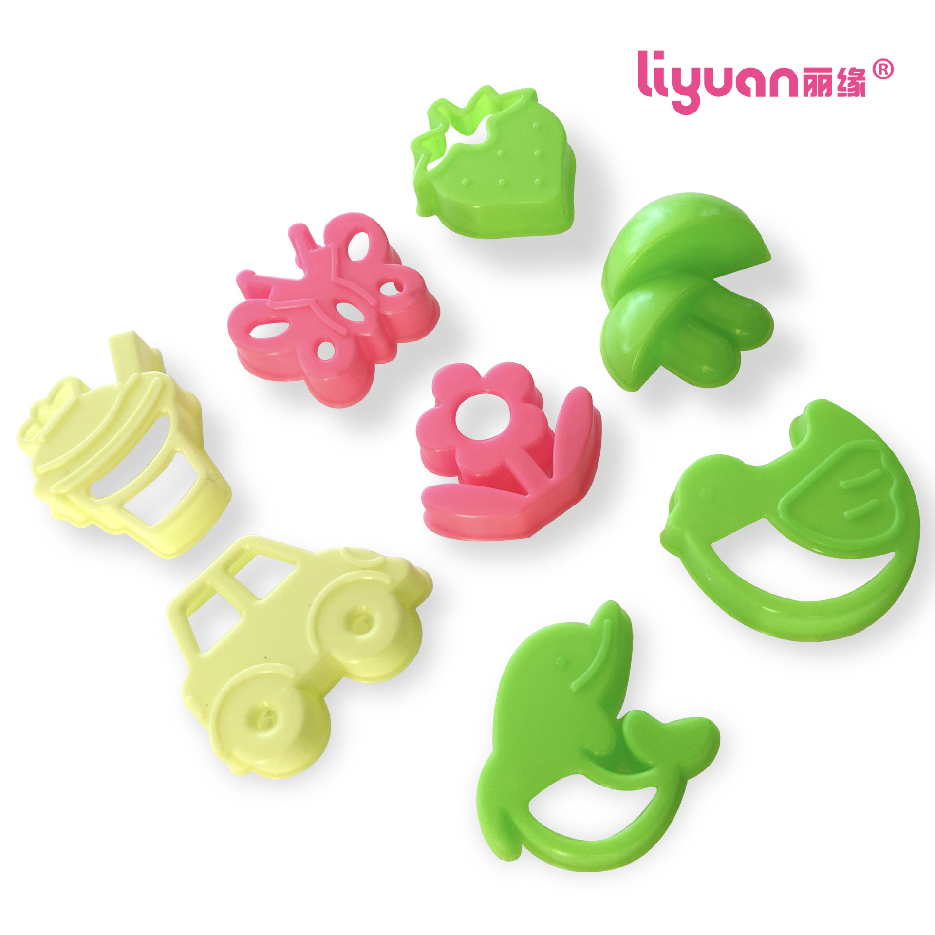 Factory direct sales of children's ultra-light clay color clay cartoon shaped small animal soft clay clay model mold sets full figure