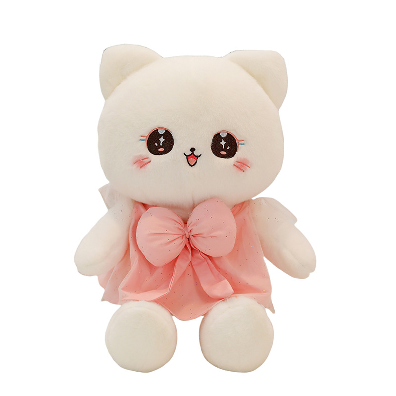 New toy birthday gifts for girls wearing skirts, cat princess little cat dolls, exchange scissors machine dolls wholesale Item Picture