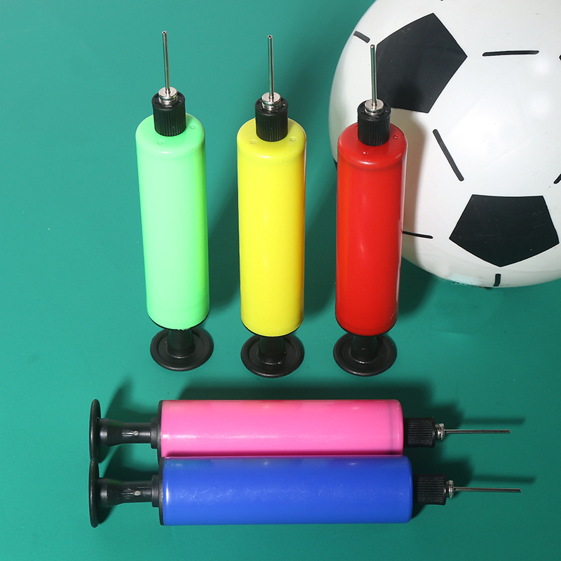Wholesale large-sized hand-pushed basketball needle pump, PVC rubber ball air needle, inflatable pat ball, watermelon ball air pump full figure