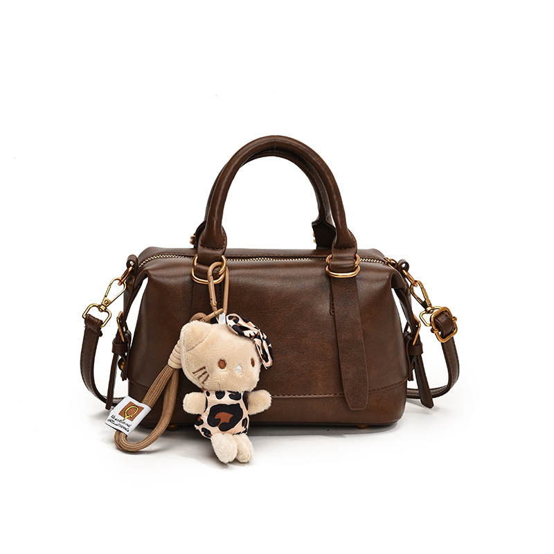 A cross-border niche design, simple and retro single-shoulder hand-carry commuter bag for women, a new Spring 2025 high-end pillow bag Item Picture