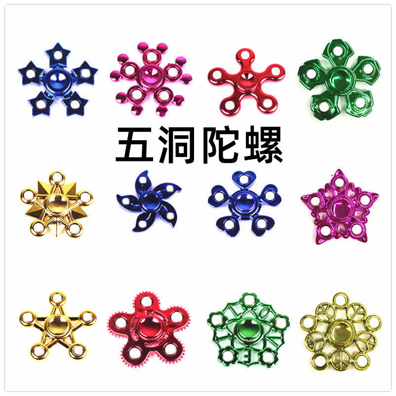 Factory direct sales of plastic hole finger gyroscopes, stress-relieving tip gyroscopes, handheld rotating educational equipment, toys, bubbles details Picture
