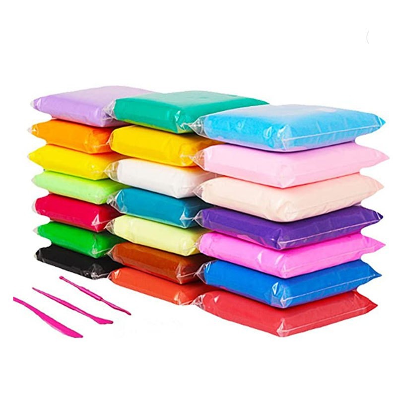 Wholesale light clay 100g, colored clay children's plasticine figurines, diy handmade toys, space clay 100g Item Picture