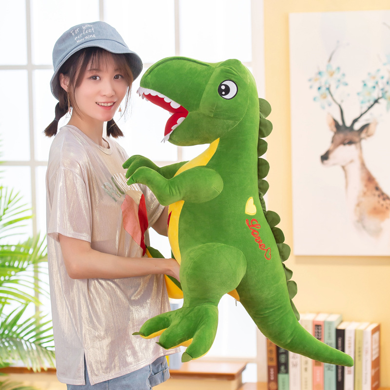 Large Tyrannosaurus rex plush toy, cross-border simulation dinosaur plush toy, boy's birthday gift, children's doll delivery Application Scenario