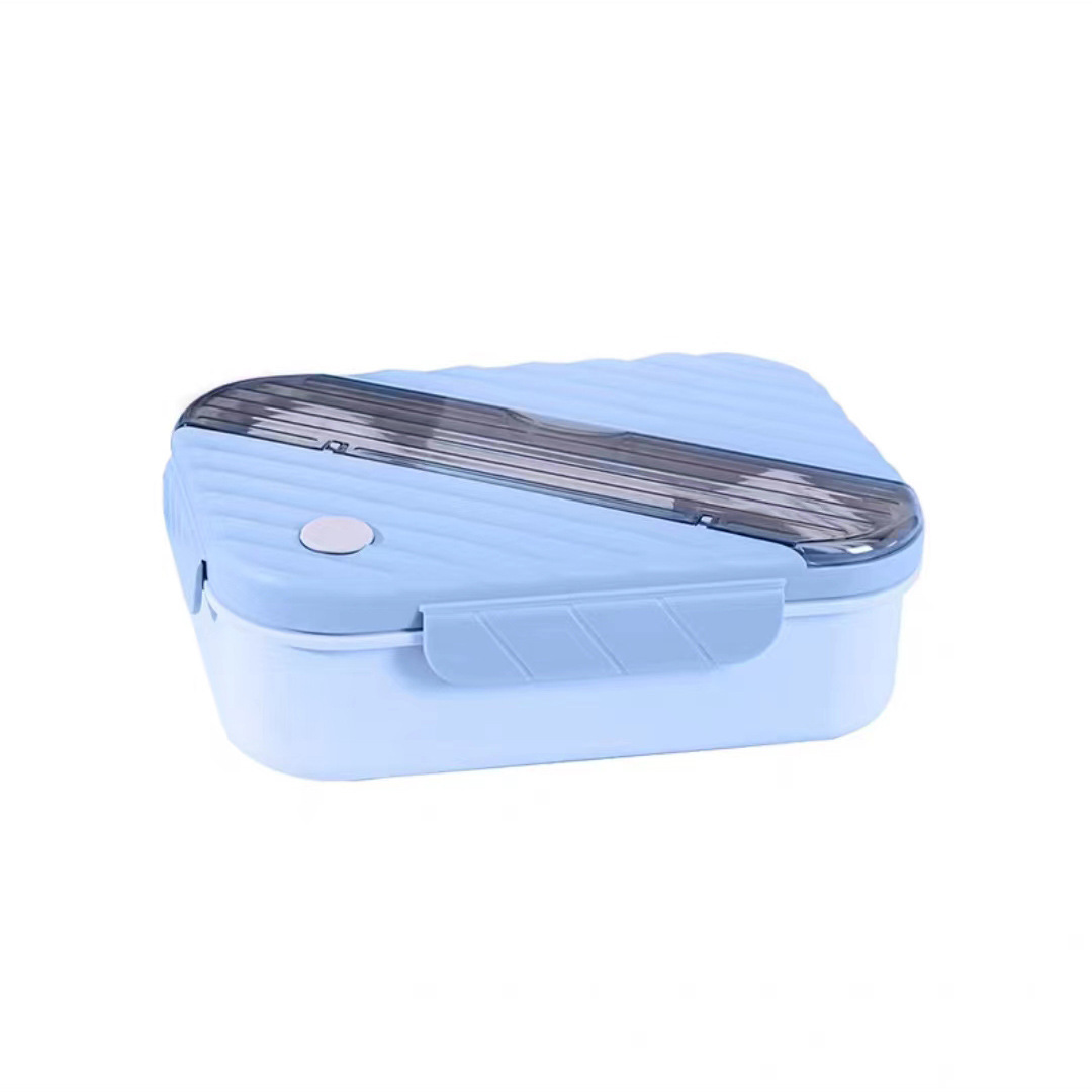 Lunch box, student and office worker insulated box, microwave oven-safe, compartments lunch box, non-odor-mixing, silicone sealed food preservation box Item Picture