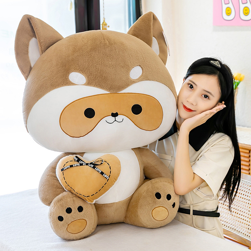 Cross-border new cute and creative big-tail raccoon plush toys, bear dolls, stuffed dolls, large quantity discounts details Picture