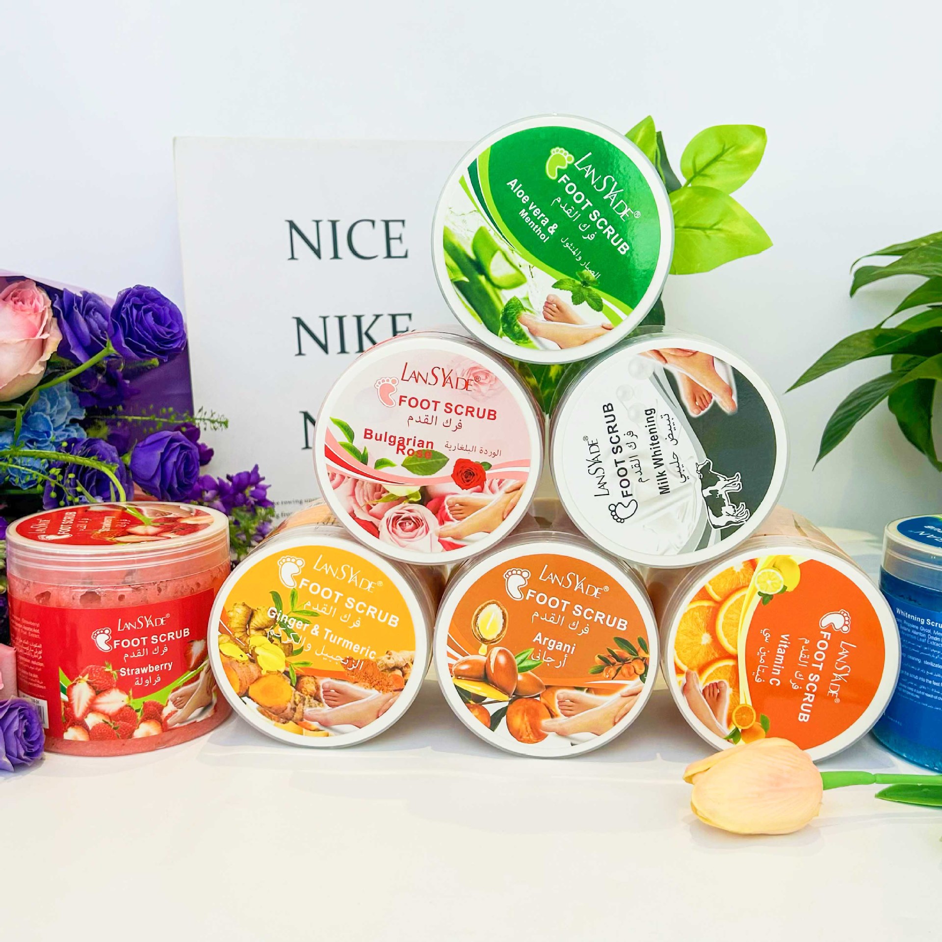 Cross-border moisturizing and hydrating body foot scrub, bath salt, deep cleansing, exfoliation and dead skin, scented skin, sea salt details Picture