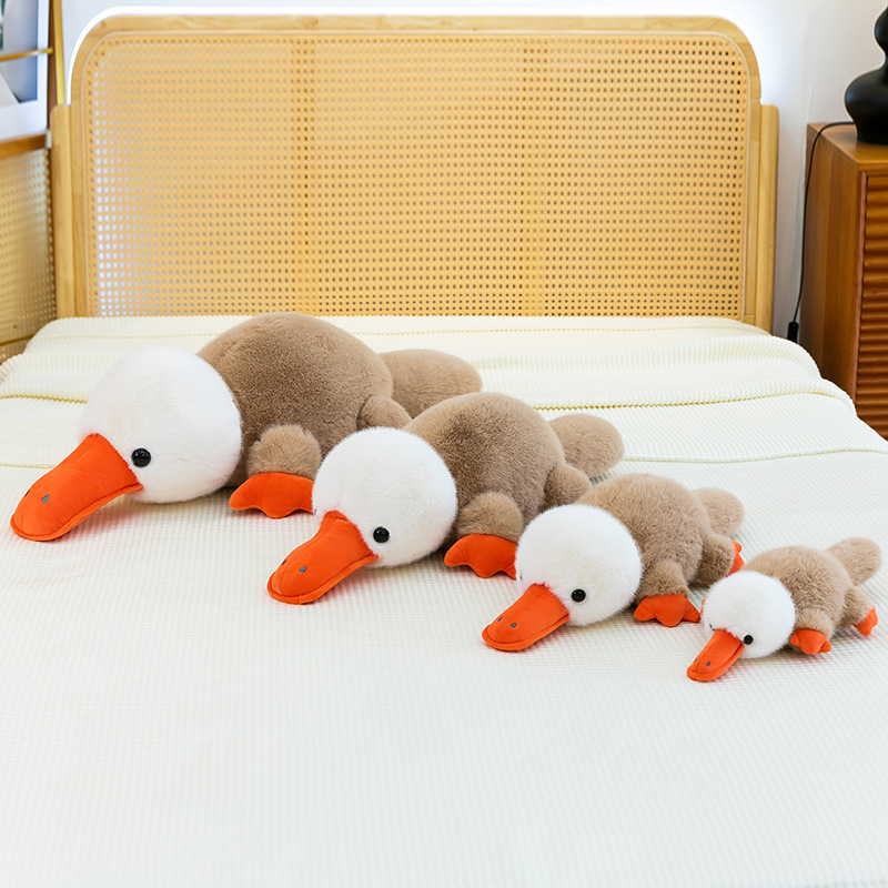New color-blocked platypus plush toy, ugly and cute little duck, children's doll, birthday gift doll for girls Application Scenario